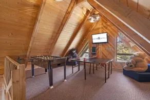 Real Log Cabin-Games-Cmty Outdoor Pool & Fire Pit - Image 4