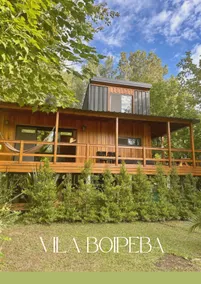 Riverside cabin with private shore and dock - Image 2