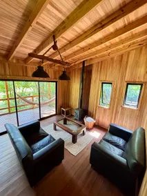 Riverside cabin with private shore and dock - Image 5