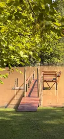 Riverside cabin with private shore and dock - Image 3