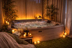 Villa des Romarins, Bali-style pool, hot tub, 10 people - Image 5