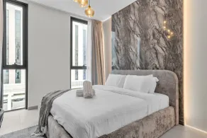 Marble Studio Aljada l Pool & Gym l Cozy Community - Image 2