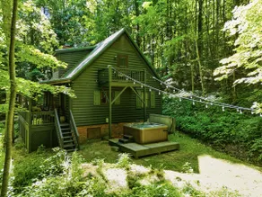 Secluded Forest Cabin with Cozy Porch w/ Hot Tub! - Image 4