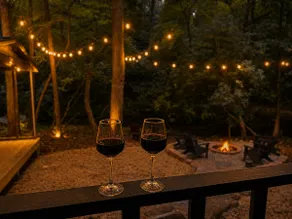 Creek Front Cabin! Hot Tub, Fire Pit, Pet Friendly - Image 5