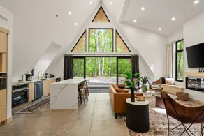 Luxury A-Frame Cabin • Hot Tub + A-frame Sauna - Image 3