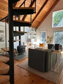 Modern Catskills Cabin with Hot Tub in Accord - Image 4