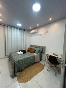 Amazônico Apartment - Manaus: Living Room, Suite, Kitchen and Balcony - Image 5