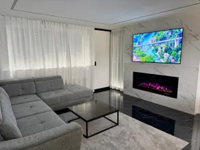Modern 3BR Apartment with Fireplace, Miele Kitchen and Balcony - Image 3