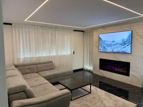 Modern 3BR Apartment with Fireplace, Miele Kitchen and Balcony - Image 2