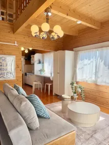 [Up to medium-sized dogs are OK] BBQ allowed / Private log cabin overlooking the sea / Holidays with pets - Image 3