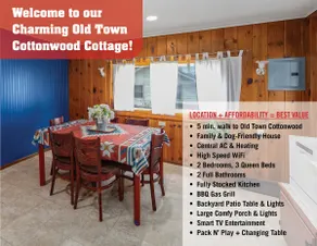 Cottonwood Cowboy Cottage • Near Main St • Sleep 6 - Image 4