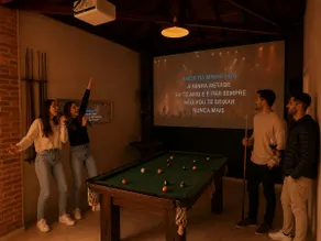 House with pool, big screen, and karaoke in Brotas - Image 3