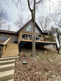 Bird's Nest: Western-view A-frame, private dock - Image 4