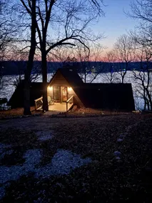 Bird's Nest: Western-view A-frame, private dock - Image 3