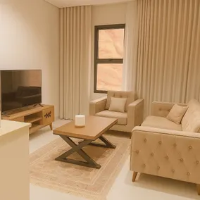Junior Suite with Mountain View (Bedroom, Living Room, Kitchen) - Image 2