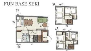 111㎡ 4LDK Private House｜4BR｜Double Beds｜Max 16 - Image 5