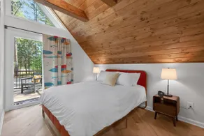 Wooded Mid‑Century Escape w Fire Pit & Lake Access - Image 3