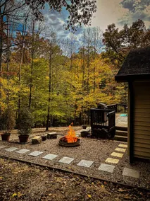 Hot Tub Woodland Retreat 11 Acres + Trails Near IU - Image 3