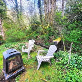 Woodsy Creekside Guest Suite w/ Firepit - Image 5