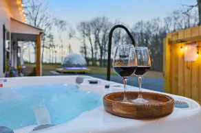 Glamping Dome + Hot Tub Cabin retreat - Image 3