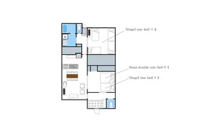 12 minutes by car to Ghibli Park | Free parking for 2 cars | 104 m² single-story | Accommodates up to 6 people - Image 5