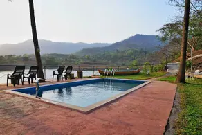 The Quiet Lakehouse with Patio in Karjat - Image 5