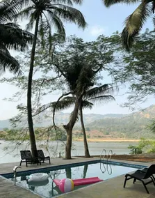 The Quiet Lakehouse with Patio in Karjat - Image 3