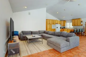 Dog-friendly home with large deck, hot tub, woodstove, W/D, & serene setting - Image 5