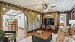 Charming Rustic Cottage | Back Porch & Fire Pit - Image 5
