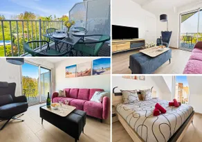 Bright 2-room apartment, balcony, private parking, beach within walking distance! - Image 2