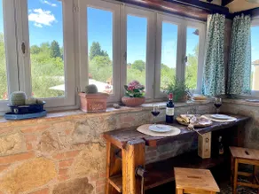 Tuscan Charm – Veranda overlooking the greenery and nearby spas - Image 4