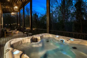 Hot Tub · Fire Pit · Spa Bath | Lux Cabin Sleeps 2 - Image 2