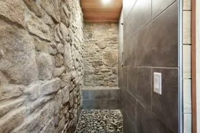 Luxe Stone Cabin | Custom Cave Shower | Hot Tub - Image 5