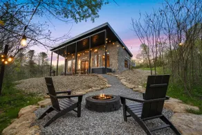 Luxe Stone Cabin | Custom Cave Shower | Hot Tub - Image 3