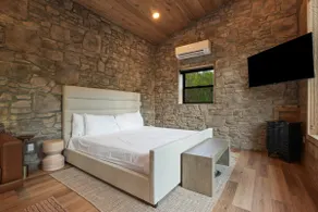 Luxe Stone Cabin | Custom Cave Shower | Hot Tub - Image 4