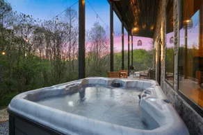 Luxe Stone Cabin | Custom Cave Shower | Hot Tub - Image 2