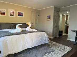 Private Master Suite w King Bed, Patio, Coffee Bar - Image 5