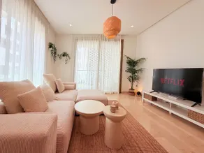 Boho chic 1BR Eagle Hills Dar essalam - Pool & Gym - Image 2