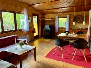 Mökki Green Woodpecker Wooden house by the forest near the Elbe - Image 2