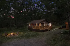 Creekside Cabin w Hot Tub, Fire Pit, Deck & Grill! - Image 4