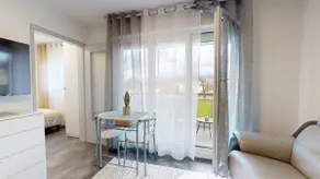 EMbnb T206.2 | 1-bedroom apartment 5 min from Geneva | Balcony & View - Image 5