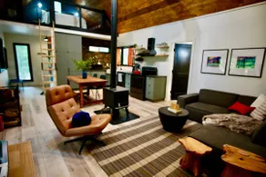 Camp Firefly Secluded Cabin Hot Tub Forest View Cozy Escape great for couples with kids - Image 2