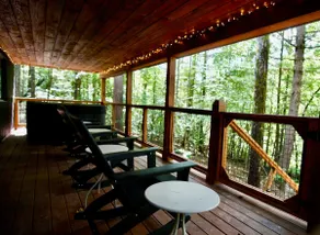 Camp Firefly Secluded Cabin Hot Tub Forest View Cozy Escape great for couples with kids - Image 5