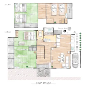 [New] 11PPL | 4BD/2LR/2K | Parking | Haneda 25 min | 5 Beds + 3 Futons | - Image 2