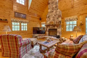 Short Walk to Lawrence Lake! Rustic Cabin w/ Deck - Image 5