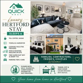 Luxury Hertford Stay, Sleeps 6, Parking for 2 Cars - Image 2