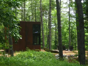 Waterfront Architectural Cabin | Fall + Campfire - Image 3