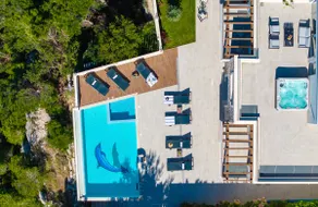 Ny! Villa MIRNA med opvarmet pool og spabad, boblebad, traditionel vinbar - Image 3