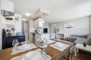 Stylish 2BR condo with 2 Balconies & Workspace - Image 2