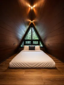 Hidden A-Frame Forest Cabin |Private Balcony &Pool - Image 3